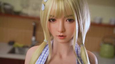 Dulcie 5ft28 /161cm #600 Full Silicone Real Life Big Boobs Sweet Blonde Full Size Sex Doll For Blowjob